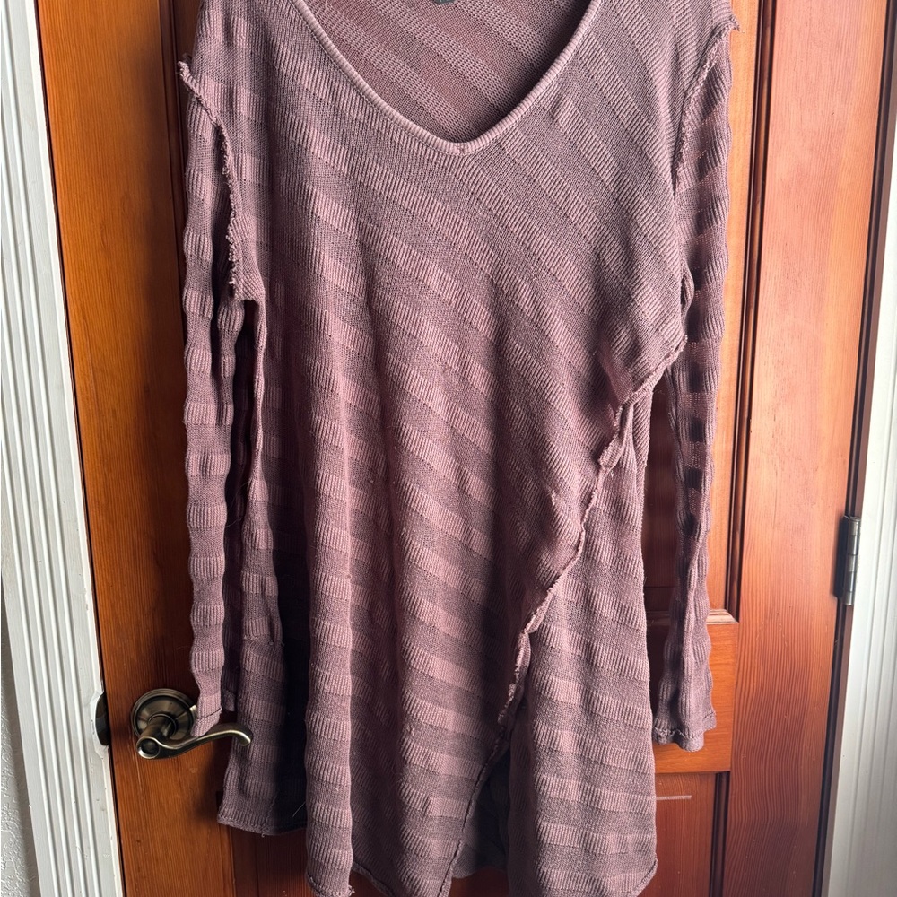 Free People We The Free Textured Mauve Sweater